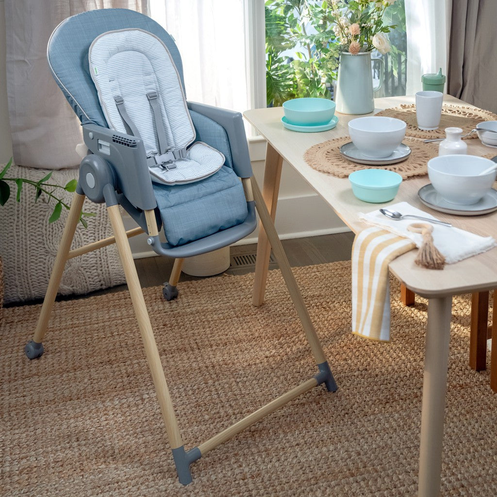 INGENUITY Etetőszék Deluxe 7in1 Proper Positioner™ 0hó+ 23 kg-ig - Chambray